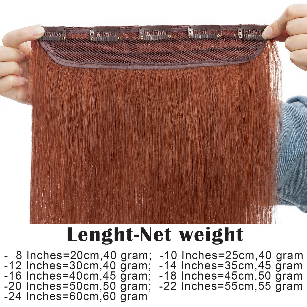 SEGO Clip in Hair Extensions Human Hair 3/4 Full Head 100% Real Remy Thick Hair Extensions Silky Straight Balayage Blonde Hair Pieces