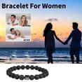 thumbnail image 5 of Magnetic Bracelet for Men - Natural Stones Handmade Bracelet with 800 Gauss Magnets, Lightweight & Stylish, Unisex Jewellery Gift, 5 of 6