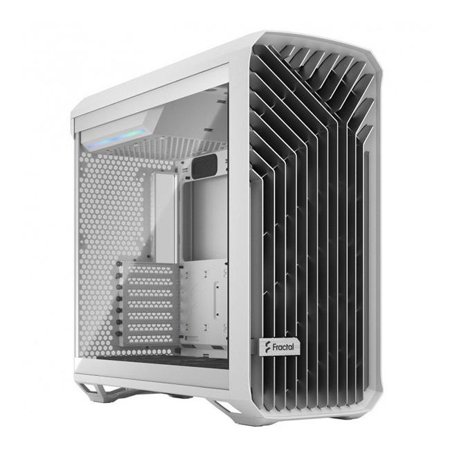 Fractal Design FD-C-TOR1A-03 Torrent Tempered Glass Window High-Airflow Mid Tower Computer Case, White