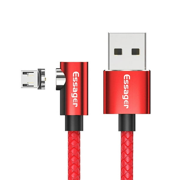 Sidaley Essager, Cable Micro USB para iPhone, Samsung, Android, teléfono móvil, Cable de carga rápida, Cable magnético, Type7 NO7