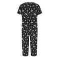thumbnail image 6 of Womens Pajama Set 2026 Lounge Vintage Floral Printed Plus Size Short Sleeve and Capri Trousers Sets with Pockets, 6 of 7