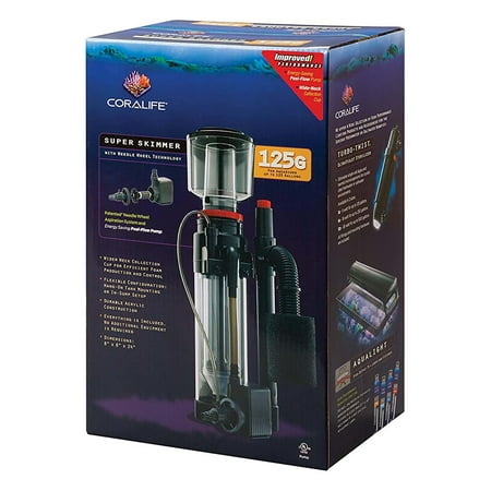 UPC: 0096316330023 | Coralife Aquarium Protein Super Skimmer with Energy Saving Post-Flow Pump  up to 125G