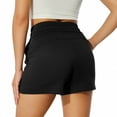thumbnail image 3 of NIMENJOJA Womens High Waisted Sweat Shorts Drawstring Workout Lounge Shorts for Athletic Gym with Pockets, 3 of 6