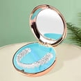 thumbnail image 6 of Travel Retainer Case with Mirror Denture Storage Container with Vent Holes Silicone Liner Orthodontic Storage Boxes Mouth Guard, 6 of 7