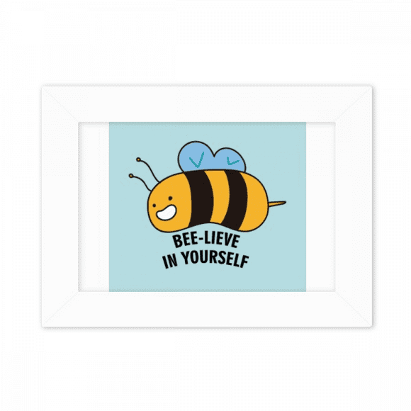 Bees Believe Group Dance Art Deco Fashion Photo Mount Frame Picture Art Painting Desktop 5x7 inch