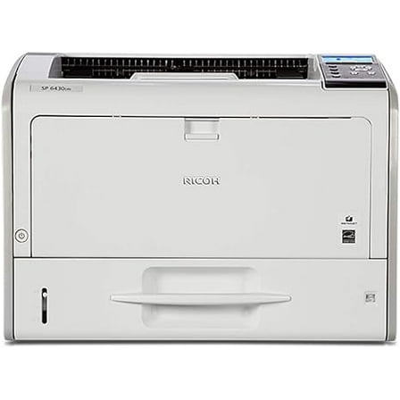 Restored Ricoh SP 6430DN Monochrome LED Printer – 38 ppm, A3/11×17 Printing, Auto-Duplex, 1200×1200 dpi, Network & USB