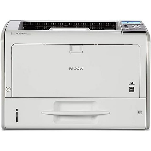 Ricoh SP 6430DN Monochrome LED Printer 38 ppm, A3/1117 Printing, Auto-Duplex, 12001200 dpi, Network & USB