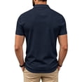 thumbnail image 5 of Golf Polo Shirts for Men Short Sleeve Collared Button Up Tees Casual Lightweight Quick Dry Work T Shirts, 2XL, 5 of 9