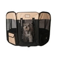 thumbnail image 3 of Armarkat Model PP003BGE-M Portable Pet Playpen in Black and Beige Combo, 3 of 7