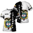 thumbnail image 4 of Personalized Colombia Shirts Colombia Flag Shirt Colombian T-Shirt for Men Colombian Shirts for Men and Women (4XL), 4 of 5