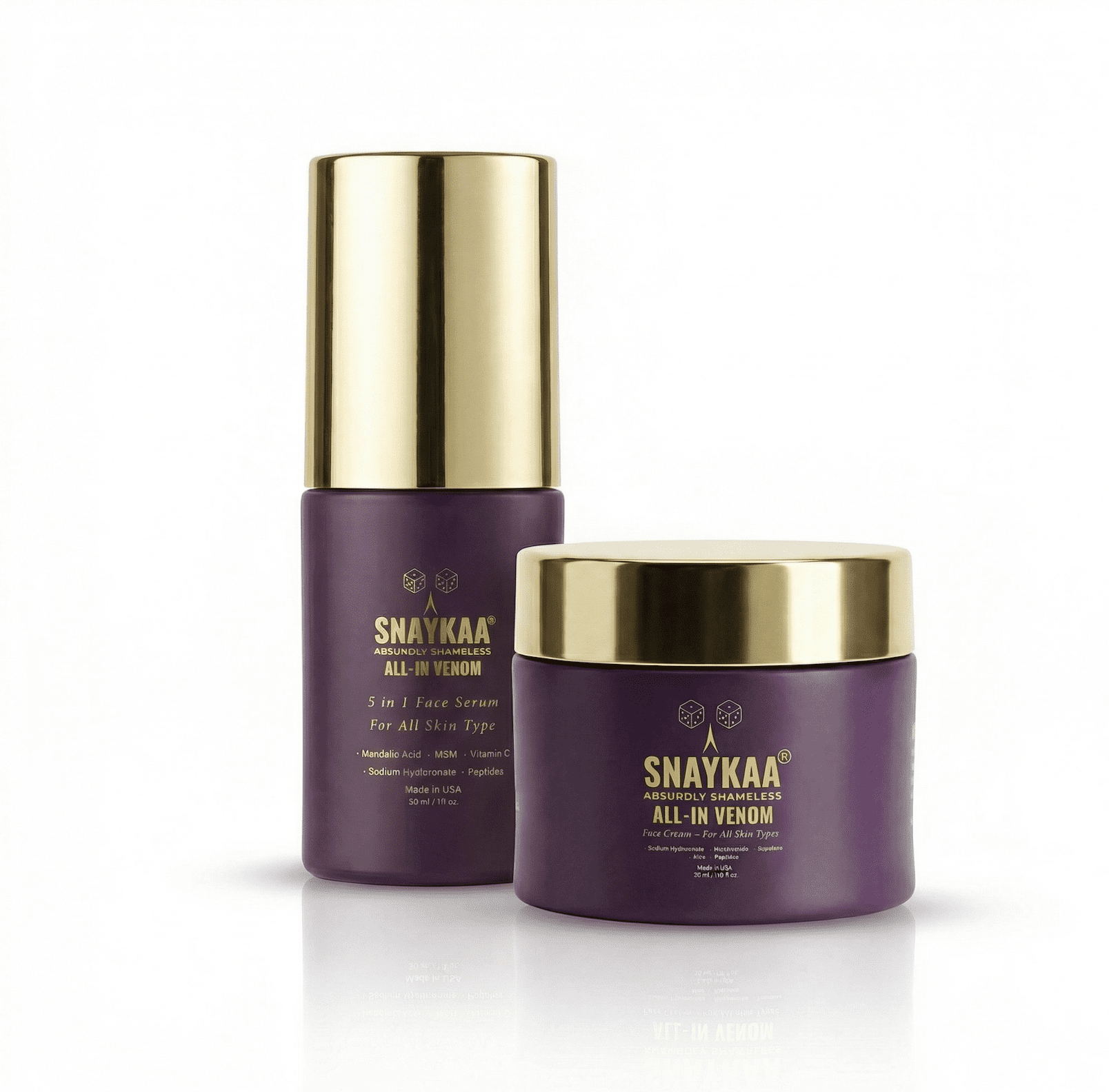 SNAYKAA Hydrating Face Moisturizer – Niacinamide, Hyaluronic Acid & Squalane – For Dry and Sensitive Skin – 1.76 fl oz