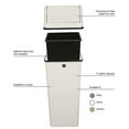 thumbnail image 2 of Witt Industries 1411HTWH 21 Gal Swingtop Receptacle, 2 of 3