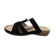 thumbnail image 2 of Sandalias de playa con cuña y punta abierta para mujer con diseño de flores y vacaciones Wmkox8yii  ytu3438, 2 of 3