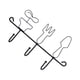 thumbnail image 2 of Yuarrent Ganchos para puerta de baño para el hogar, organizador de ropa, soporte decorativo para pared, estante de hierro para almacenamiento, Decoración del hogar, 2 of 6