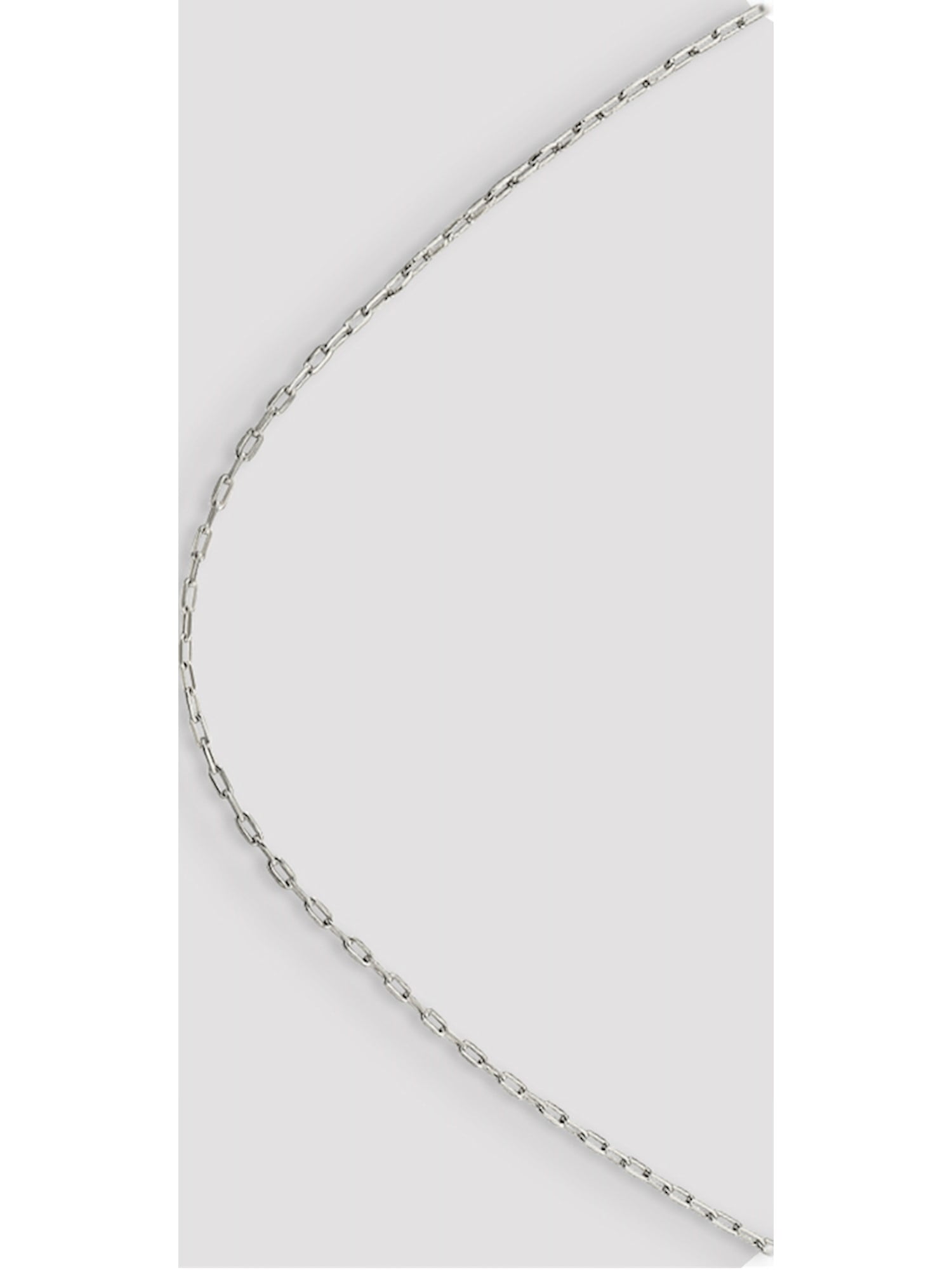 Top 10 Jewelry Gift Sterling Silver 1.75mm Elongated Open Link Chain