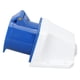 thumbnail image 3 of Enchufe industrial de 3 pines enchufe de la UE 220-250 V Conector industrial hembra de 3 pines Azul Blanco Resistente para caravana para acampar, 3 of 8
