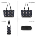 thumbnail image 6 of FORMRS Canvas Laptop Tote Bag for Women with 15.6" Computer Compartments Shoulder Handbag, Red Fireworks Pattern, 6 of 7