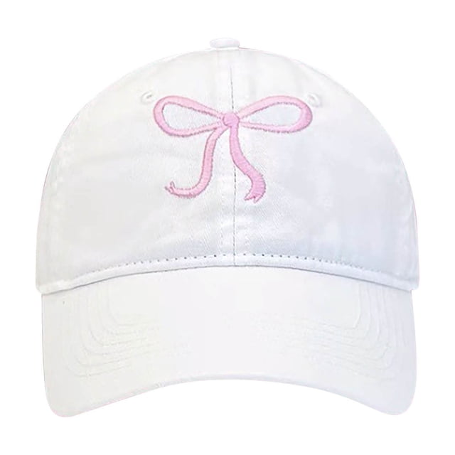 Gorra de béisbol para mujer, ajustable, clásica, baja, estampada, sin estructura, lisa, de poliéster.