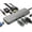 9 in 1 Hub with Dongle, variant on Verbatim® 6-in-1 USB C Hub Adapter/dock with 4K HDMI and Dongle, 100W Power Delivery, USB 3.0 Ports, SD Card Readers, 3.5mm Audio port for MacBook Pro and USB C Laptops