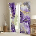 thumbnail image 3 of Castle Fairy Abstract Marble Black Out Curtains for Boys Girls Children,Gradient Marbling Watercolor Curtains Pack Of 2 (42X63 Each),Gold Metallic Bedroom Curtains,Luxury Bedroom Decor, 3 of 6