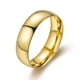 thumbnail image 1 of Anillo de bodas de compromiso dorado de lujo a la moda, anillo de pareja, estilo Simple a la moda, joyería fina, regalo de aniversario, anillo para hombres y mujeres Tan Jianjun unisex, 1 of 2