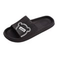thumbnail image 3 of XINPING Bathroom Slippers for Women Men, Soft Thick Non Quick Drying Breathable Slides, Portable EVA Footwear for Travel, Bathroom, Pool, Daily Casual Wear, 3 of 5