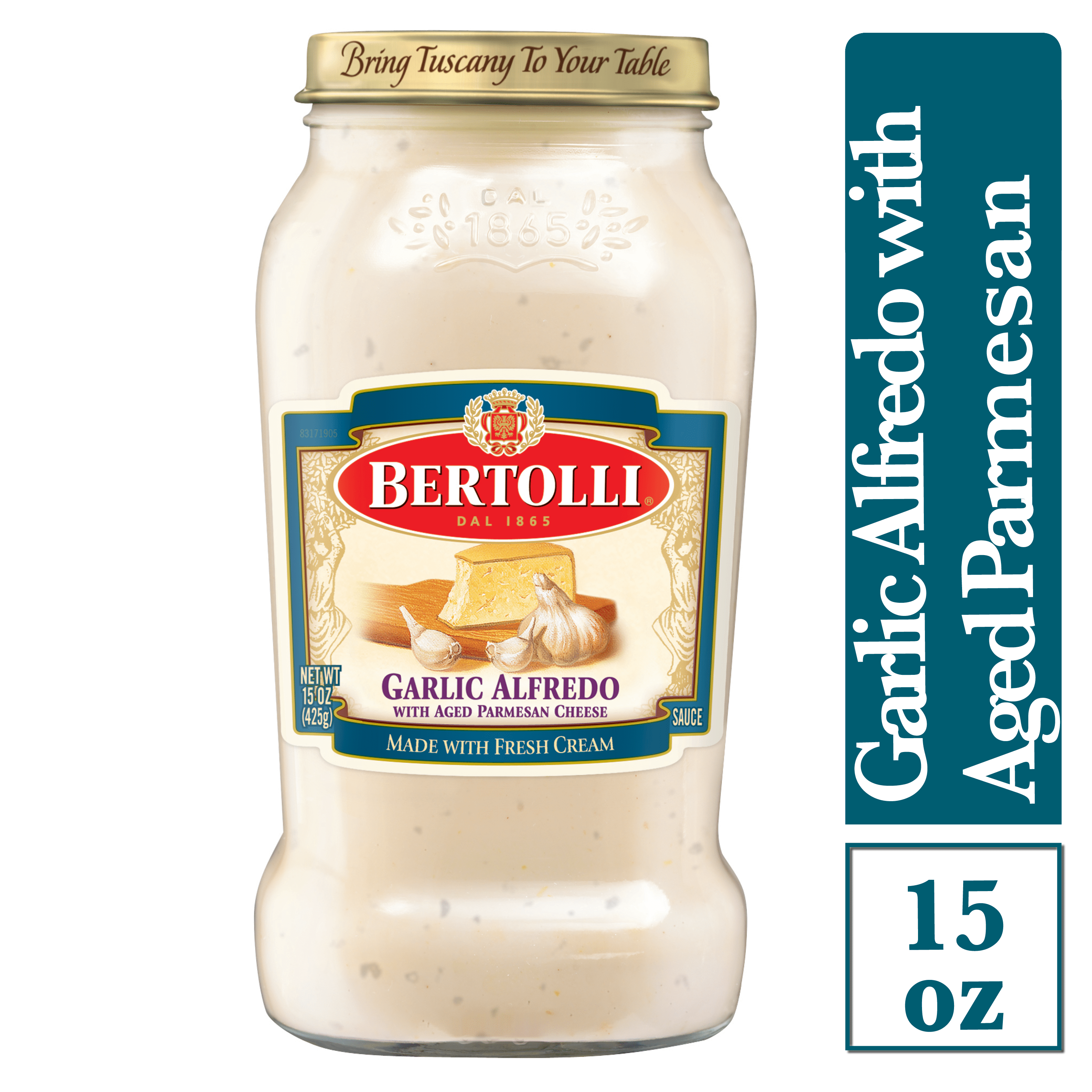 Bertolli® Garlic Alfredo with Aged Parmesan Cheese Sauce, 15 oz