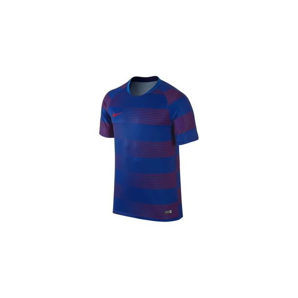 Camiseta Básica Nike Dri Fit Hombre Azul Talla Mediana