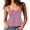 Pink, variant on Women Polka Dot Halter Top Y2K Backless Going Out Streetwear Square Neck Sleeveless Camisole Tops