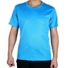 Men Short Sleeve Clothes Casual Wear Tee Cycling Biking Sports T-shirt Blue L