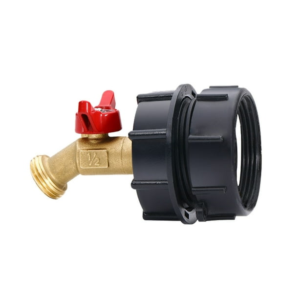 Adaptador de Tanque Portátil 60 Alambre 1000L Cubo IBC Ton Cubo Accesorios X 6 Grifo de Latón Grifo 62 Alambre