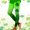 Green, variant on Mzoazpie St. Patrick's Day Leggings Shamrock Stretchy Tights Yoga Pants for Women Casual Workout Tummy Control Irish Soft Pants Green M