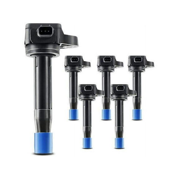 Ignition Coil Kit 6 - Compatible with 2008 - 2012 Honda Accord 3.5L V6 GAS 2009 2010 2011