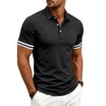 thumbnail image 4 of Guluxicc Men's Henley T Shirts Button Classic Fit Short Sleeve Everyday Wear Shirts Summer Casual Outfits, 4 of 9