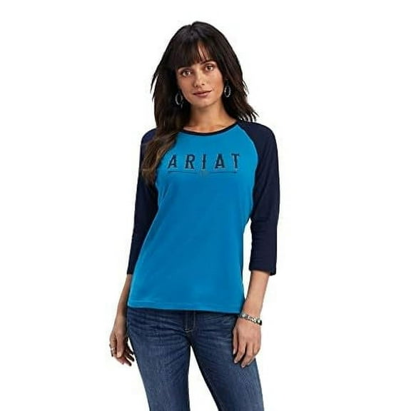 Ariat Women's Real Arrow Classic Fit Shirt, Celestial, Large