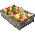 thumbnail image 3 of MyGift 3 Piece Farmhouse Style Wood Storage Crates, Gray, 3 of 6
