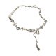 thumbnail image 1 of Diseño de cadena irregular, collar con flecos de cristal de piedra lunar, joyería de cadena para clavícula, 1 of 5