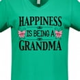 thumbnail image 4 of Inktastic Happiness is Being a Grandma with Butterflies Women's V-Neck T-Shirt, 4 of 5