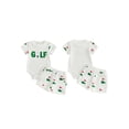 thumbnail image 3 of Baby Summer Outfits Casual Baseball/Golf Themed Crew Neck Short Sleeve Romper and Shorts 2 Pcs Set, 3 of 10