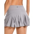 thumbnail image 2 of Musuos Women's Summer Sprot Skorts, Mid Waist Pleated Tennis Golf Skirt with Zipeer Back Pocket and Side Pocket, S-5XL, 2 of 10