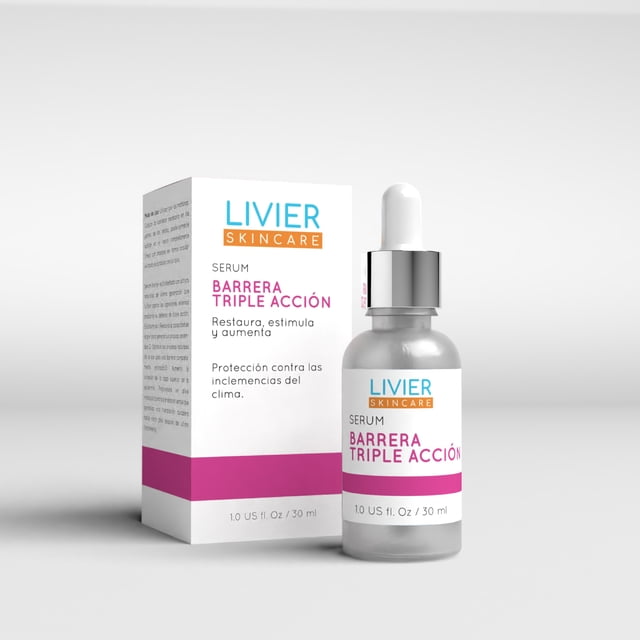 Suero Barrera Triple Acción LIVIER SKINCARE.