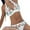 Womens White Bikinis Swimsuits, variant on Women's Bikini Swimsuit Hawaiian Tropical Print Beachwear Summer Seaside Clothes for Girls Strappy Backless Bathing Suit Halter Neck Swimwear Sets Blue XL
