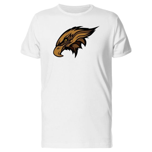 Falcon Head Mascot Cartoon Tee Men's -Image by Shutterstock