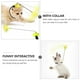 thumbnail image 5 of Gato teaser juguete pluma gatito gatito juguete interactivo barra de palo con collar, 5 of 6