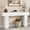 White, variant on 63" Long Farmhouse Console Table for Entryway, Narrow Wooden Sofa Table Behind Couch, Rectangular Entryway Table for Living Room, Hallway, Foyer, Easy Assembly, White Finish