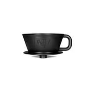 Big Joe Large Pour Over Coffee Maker w/ 50 Filters, Flat Bottom Basket Dripper for Large Batch Pour Over, Brews from 12 up to 75 Ounces, Fits Any Drinkware, Dishwasher Safe, BPA Free, Made in USA