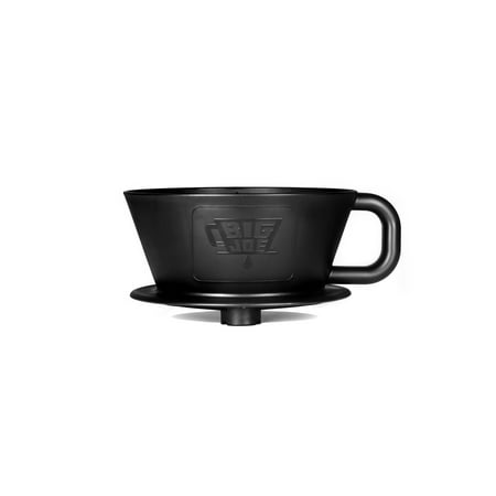 

Big Joe Large Pour Over Coffee Maker w/ 50 Filters Flat Bottom Basket Dripper for Large Batch Pour Over Brews from 12 up to 75 Ounces Fits Any Drinkware Dishwasher Safe BPA Free Made in USA
