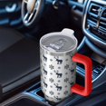 thumbnail image 6 of Christmas 40oz Tumbler– Stainless Steel Insulated Tumbler with Handle and Straw, Large Capacity Travel Cup for Hot & Cold Drinks, 6 of 7
