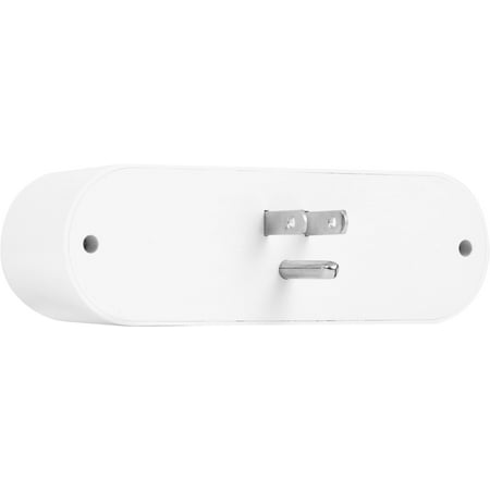 Enbrighten - Wi-Fi Smart Indoor 2-Outlet Plug-in - White