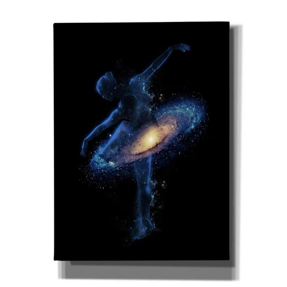 Epic Graffiti 'Cosmic Dance' by Robert Farkas, Canvas Wall Art, 40"x54"